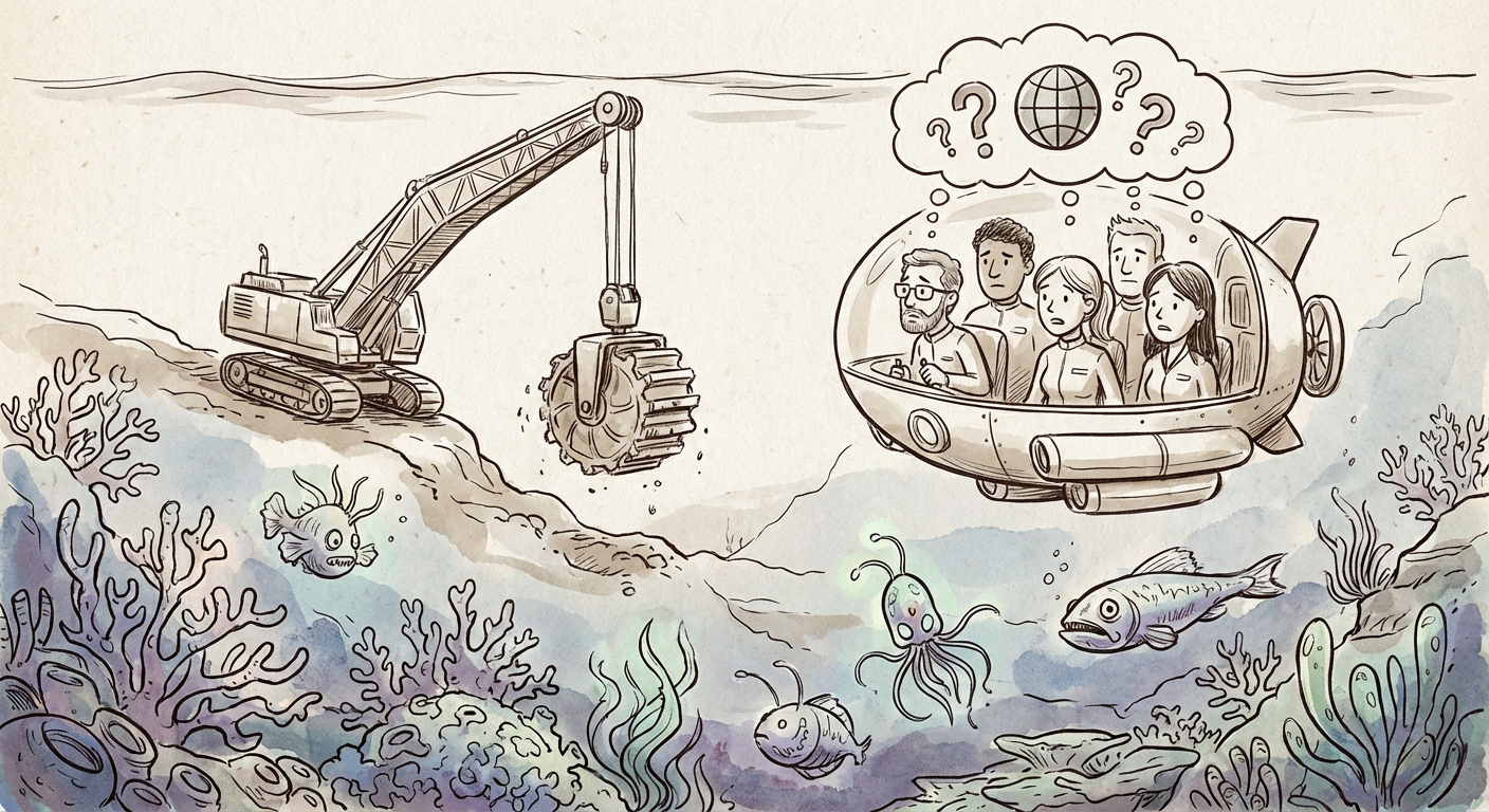 Illustration for The Deep Unknown: Why 80% of Our Ocean Remains a Frontier We're Only Beginning to Explore